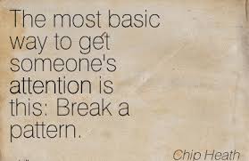 Break a pattern quote